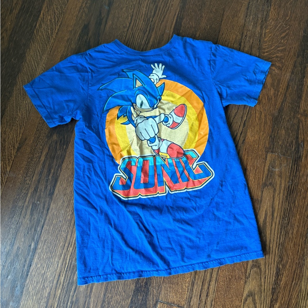 Boys sonic the hedgehog tee shirt